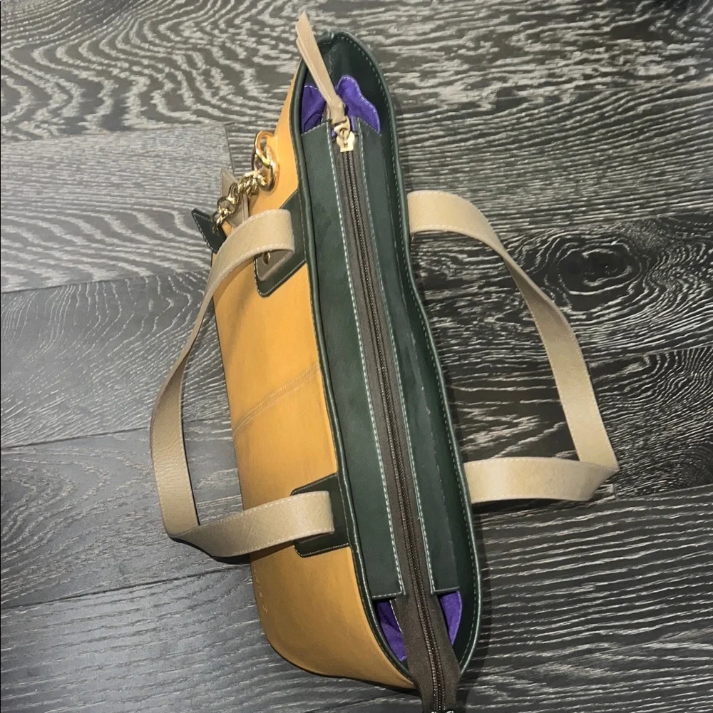 Chic Tan and Brown Tote Bag